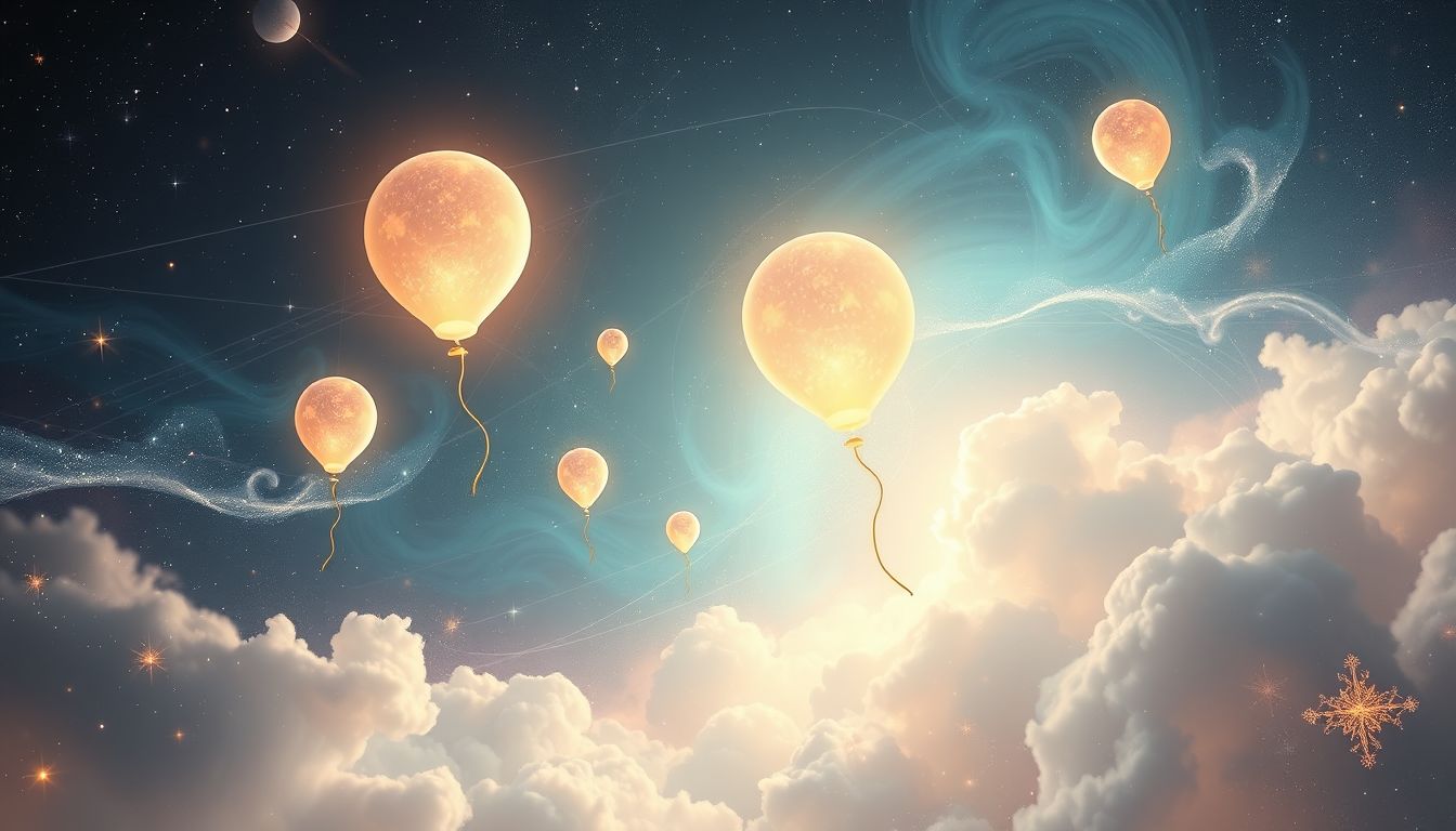 24. Träumen vom Ballonwettbewerb symbolisiert Sehnsucht nach Erfolg.