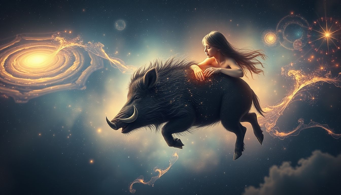 Ein Wildschwein retten symbolisiert Mut und innere Stärke im Traum.