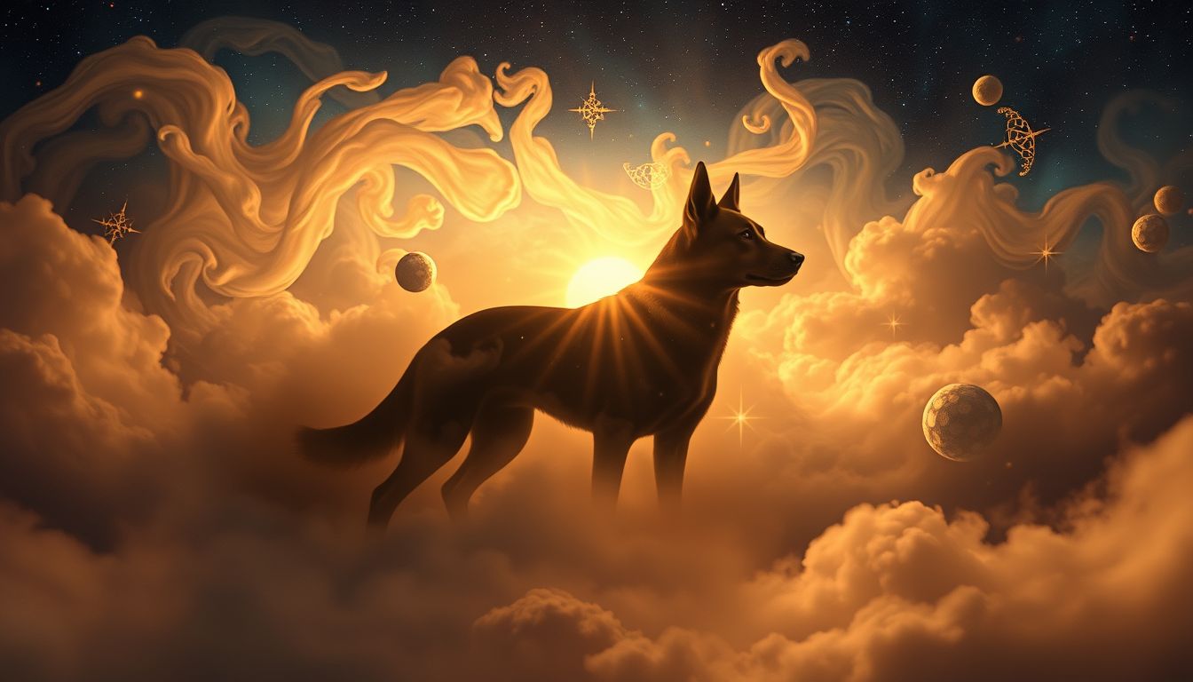 Ein Wildhund im Traum symbolisiert oft unerwartete Freiheit und Instinkt.