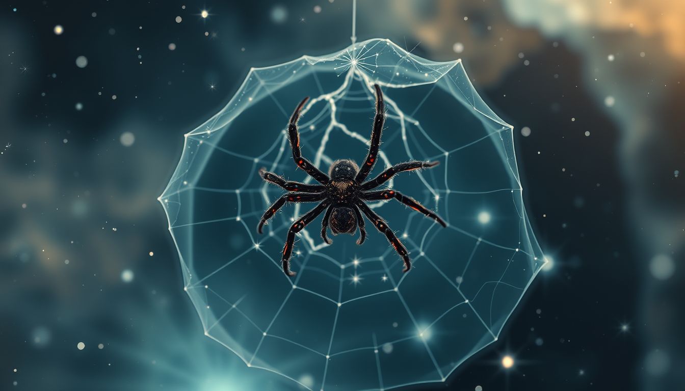 Das Halten einer Giftspinne symbolisiert Kontrolle über verborgene Ängste.