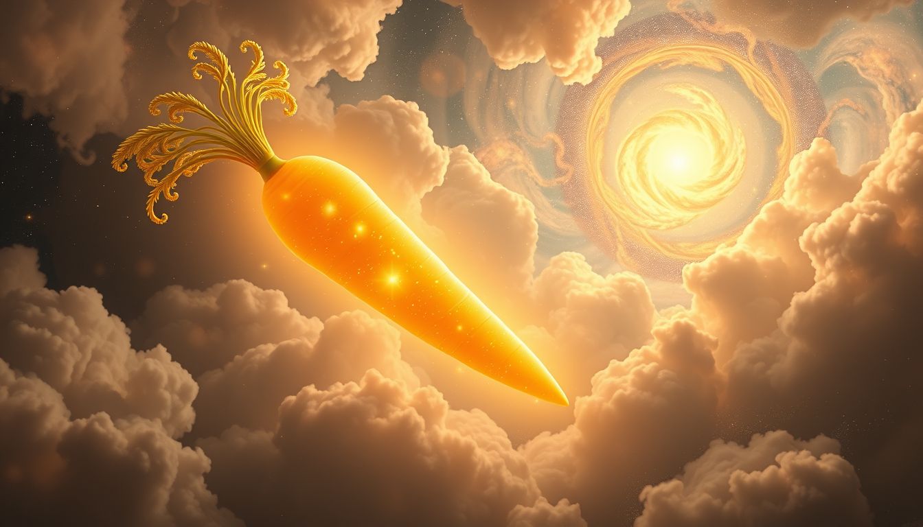 Mohrrüben symbolisieren Gesundheit, Vitalität und innere Stärke im Traum.
