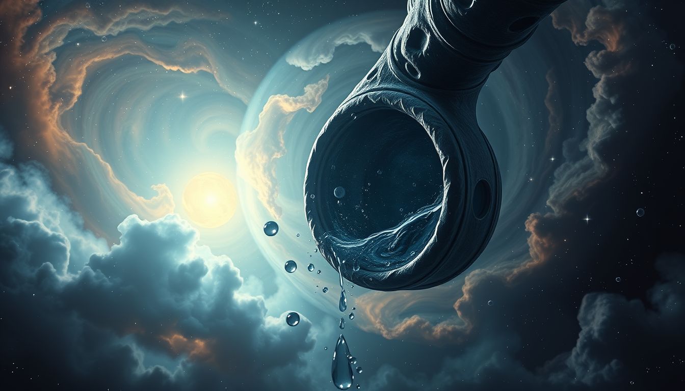 Eine leere Wasserleitung symbolisiert oft emotionalen Mangel oder Blockaden.