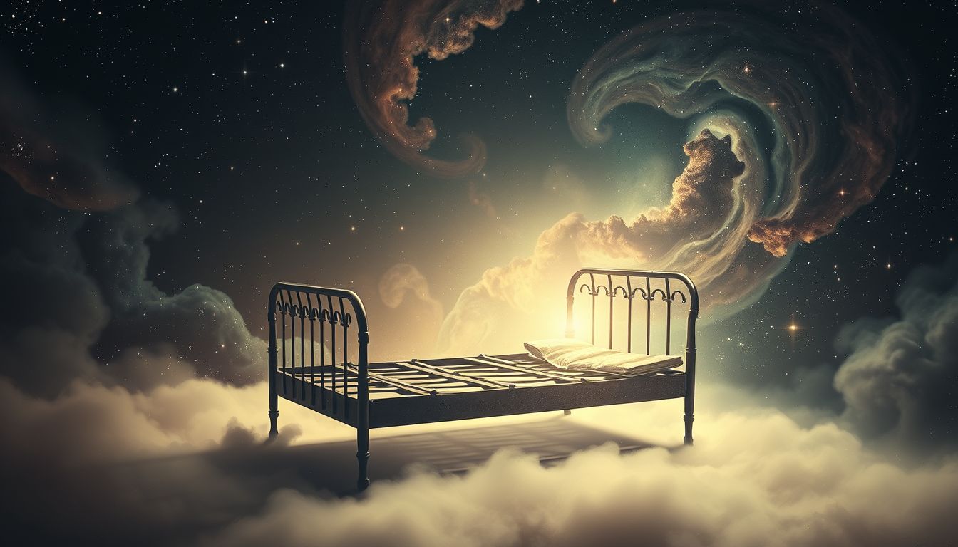 Ein kaputtes Bett im Traum symbolisiert emotionale Erschöpfung und Unsicherheit.