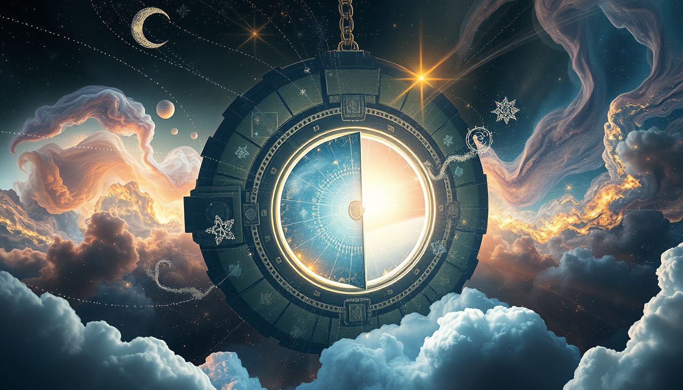 Das Öffnen eines Tresorraums symbolisiert tief verborgene Wahrheiten entdecken.