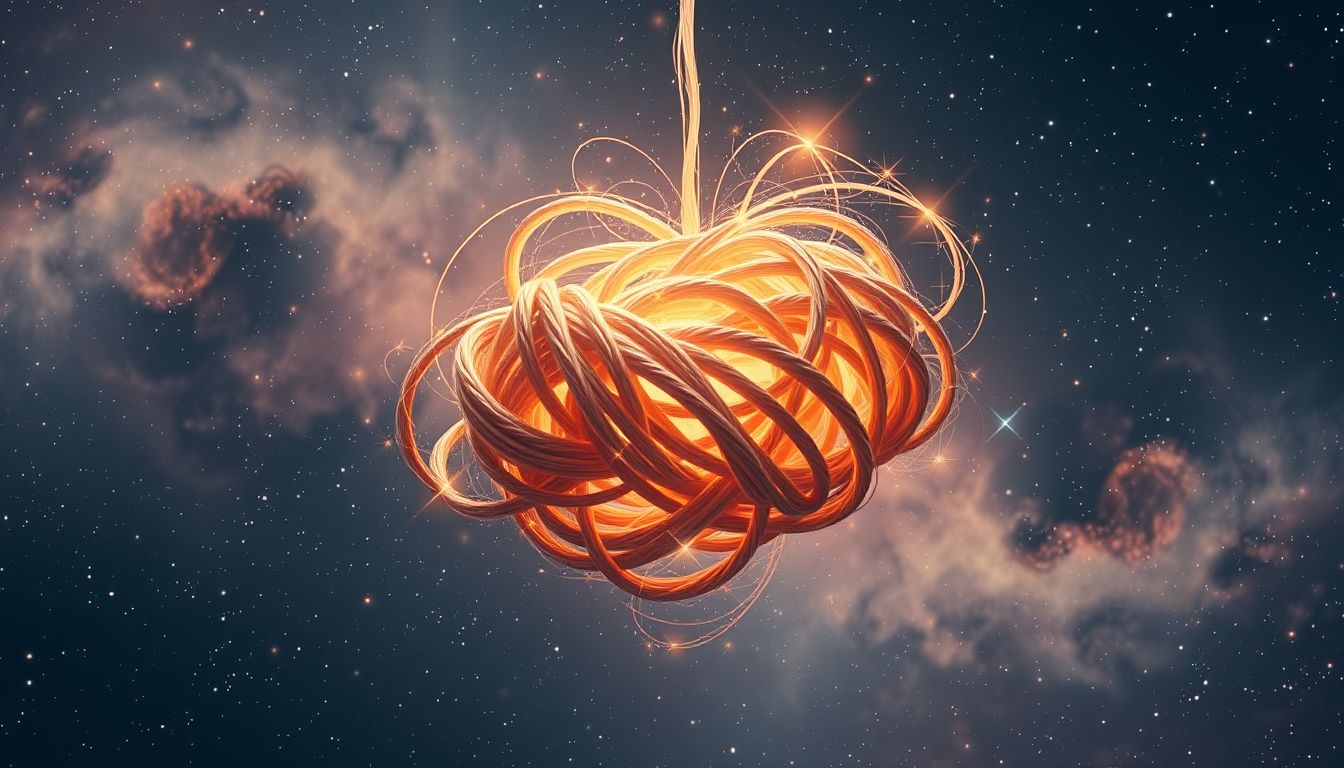 Ein nicht lösbares Knäuel im Traum symbolisiert innere Blockaden.
