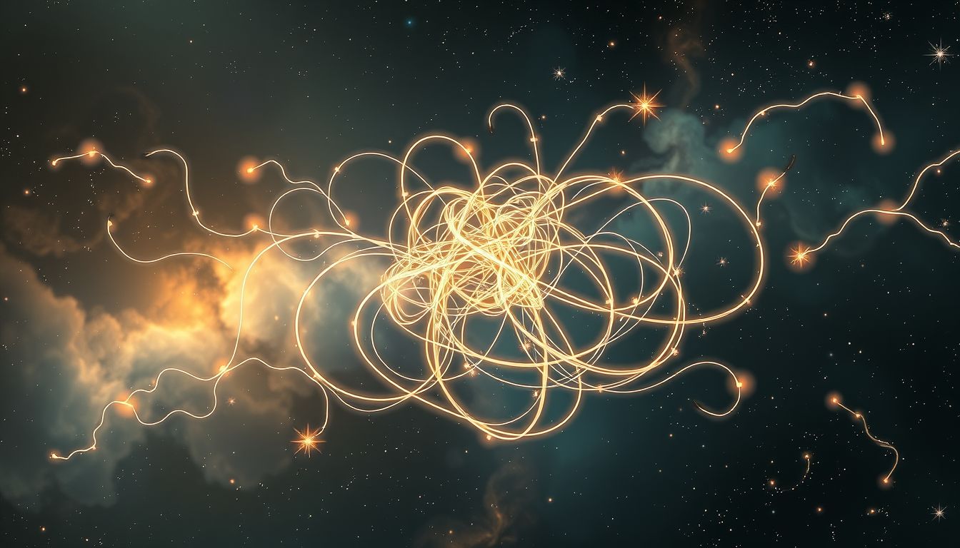 Ein verheddertes Kontrollleine-Traum symbolisiert innere Verwirrung und Unsicherheit.