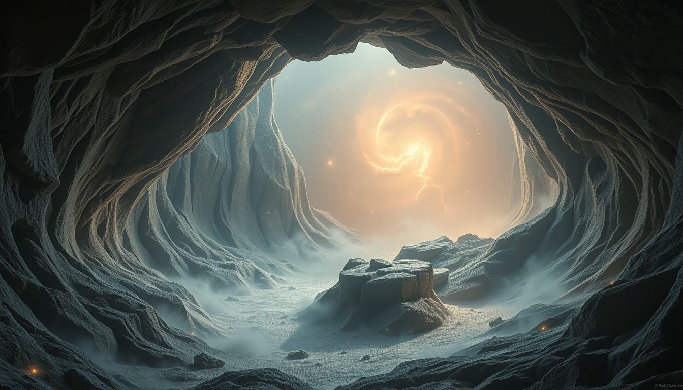 Der Traum von leerer Grotte symbolisiert inneren Neuanfang.