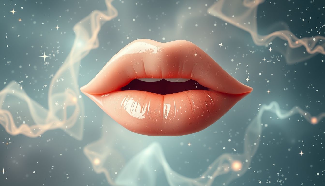 Träumen von Lefzen ohne Lippenstift symbolisiert natürliche Offenheit und Ehrlichkeit.