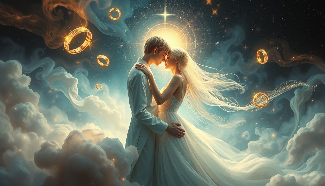 Einen Kirchenbeamten heiraten symbolisiert spirituelle Bindung und Verpflichtung.