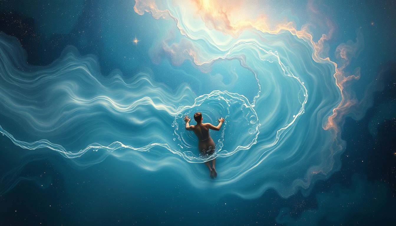 Im Traum zu baden symbolisiert Reinigung und emotionale Erneuerung.