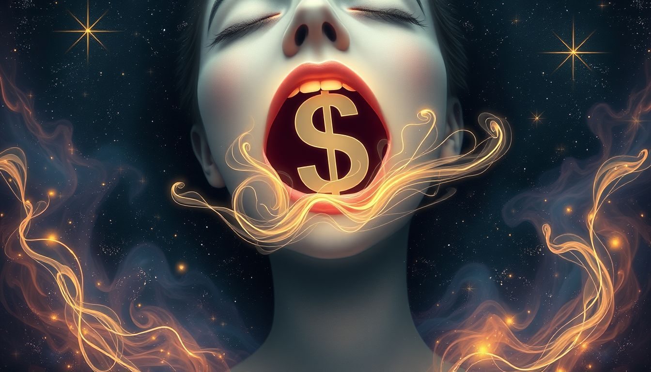 Im Traum Bargeld schlucken symbolisiert unausgesprochene Bedürfnisse und Hemmungen.