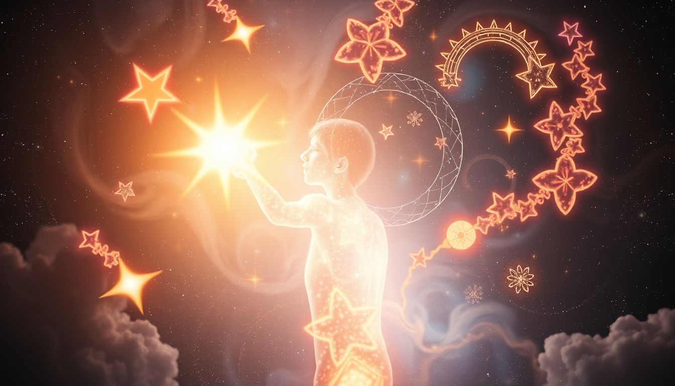 Ein erfolgreicher Sohn symbolisiert eigene Zielerreichung und Selbstvertrauen.