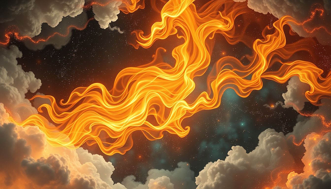 Feuer symbolisiert im Traum Transformation, Energie und innere Kraft.