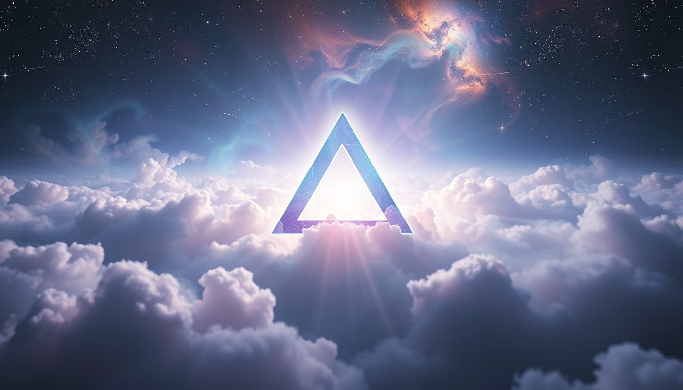 Das Dreieck symbolisiert Balance zwischen Ambition, Wandel und Spiritualität.