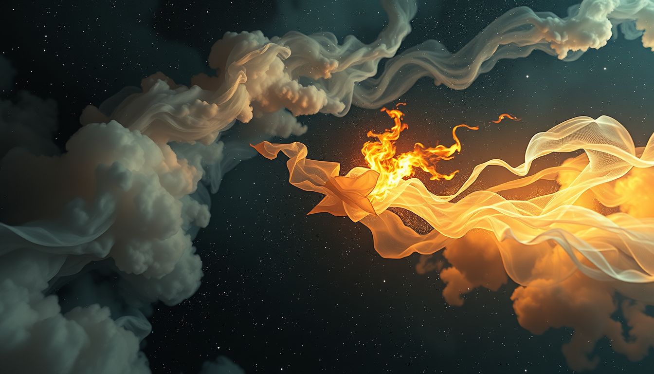 Ein Ablass im Wind symbolisiert flüchtige Schuldgefühle und Kontrolle.