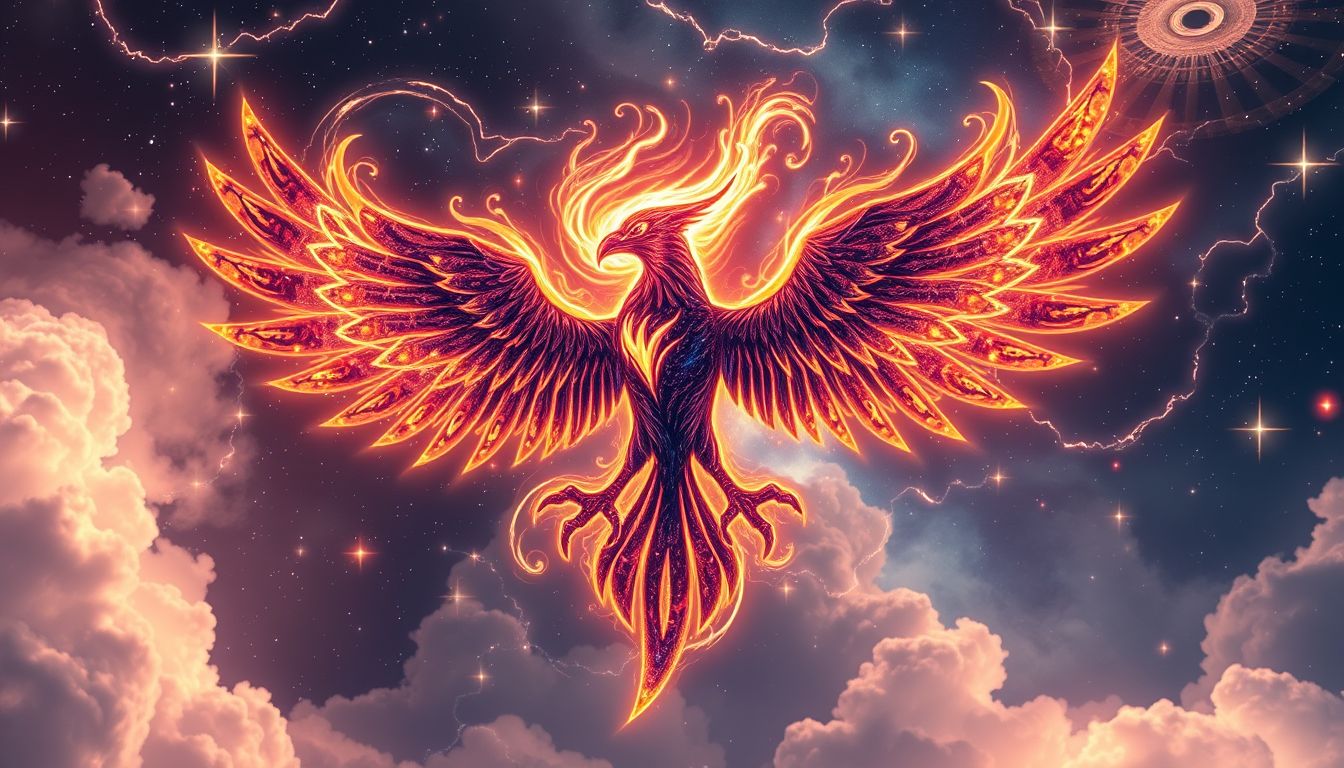 Der Donnervogel symbolisiert Stärke und Schutz in Familienwappen.