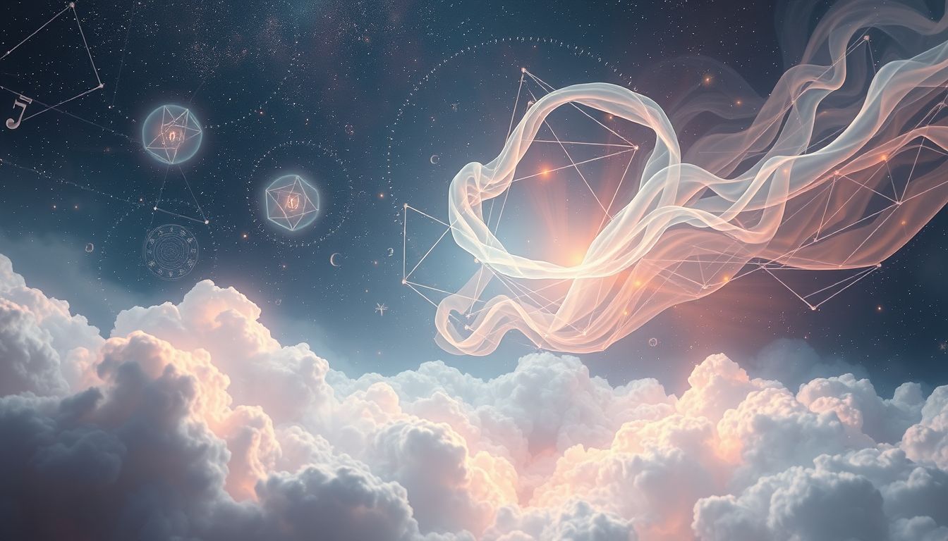 Ein Heft mit Formeln symbolisiert Ordnung und rationales Denken im Traum.