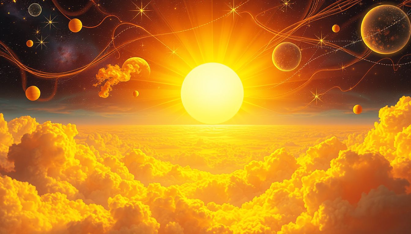 Ein Sonnenhorizont symbolisiert neue Kraft und persönliche Entfaltung.