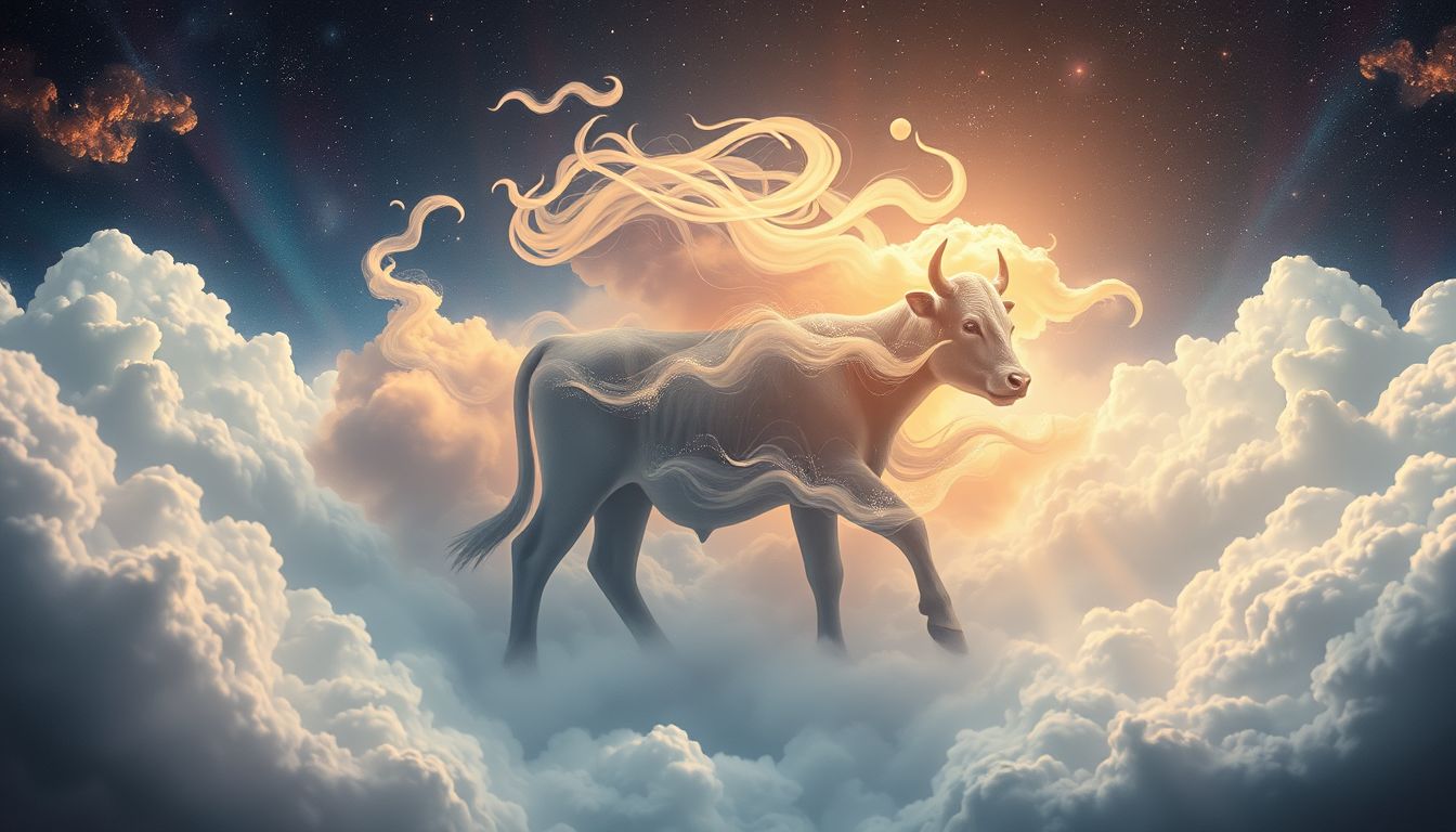 Ein verwandeltes Kalb symbolisiert persönliche Entwicklung und Veränderung.