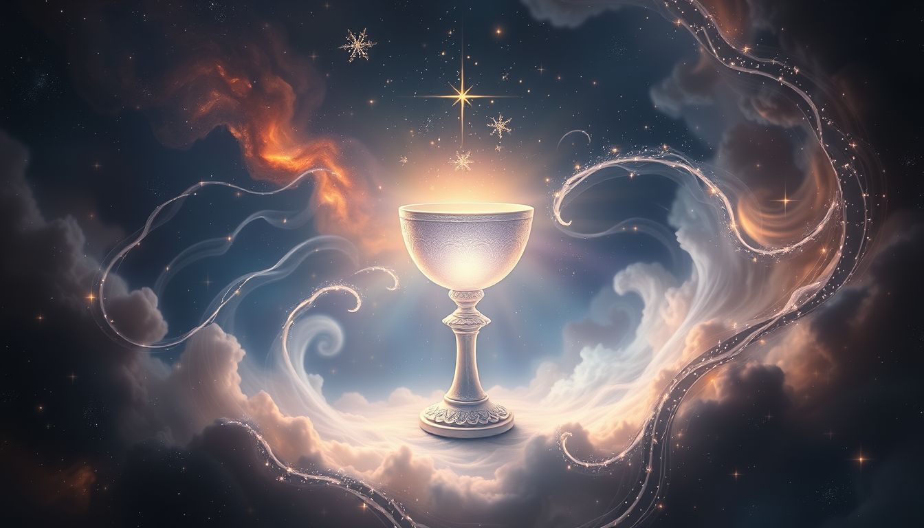 Der Kelch symbolisiert im Heiligen Abendmahl Gottes Bund und Opfer.