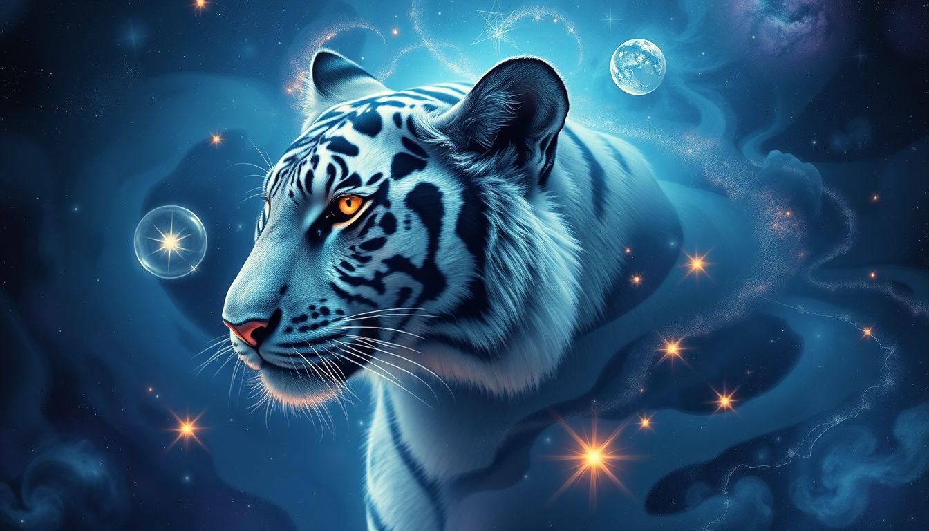 Ein sprechender Tiger offenbart verborgene Botschaften des Unterbewusstseins.