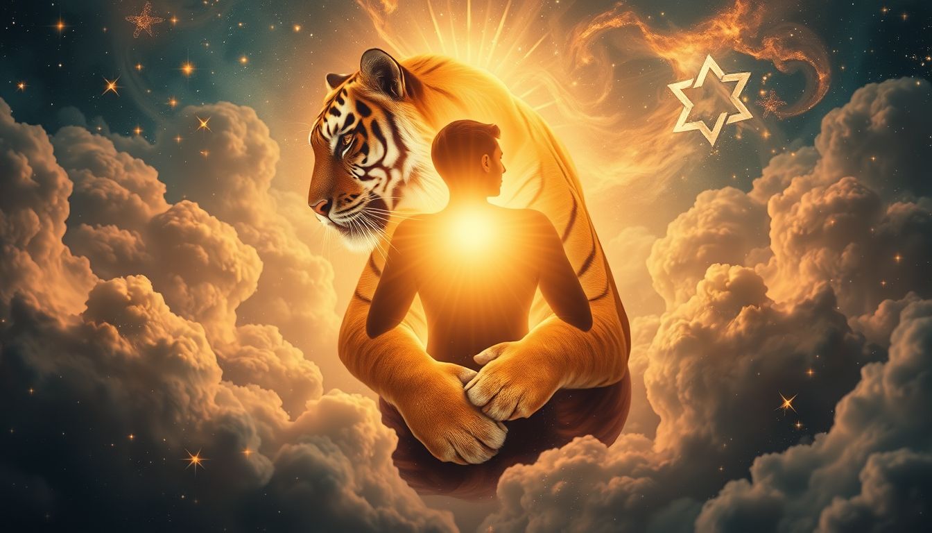 Ein Tiger im Traum symbolisiert innere Stärke und Schutzkraft.