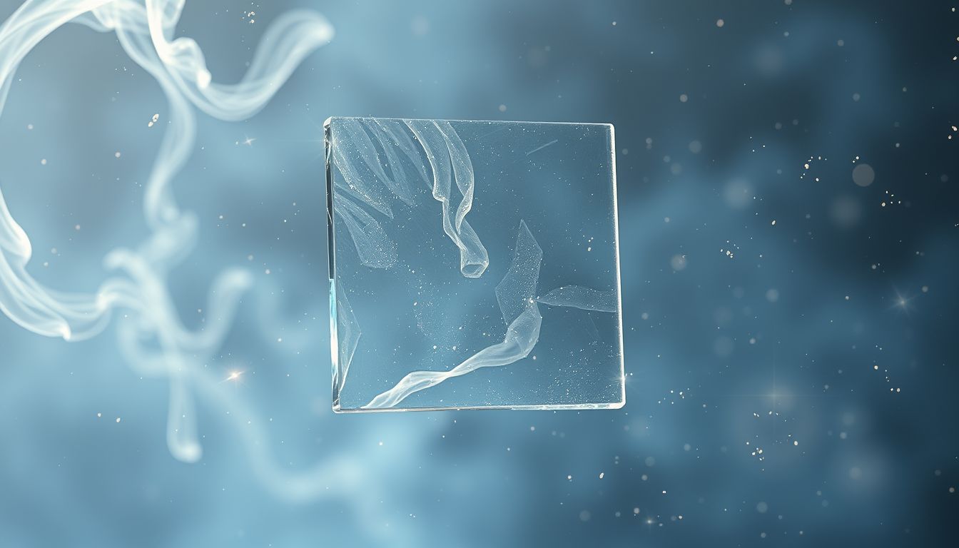 Glasscheiben symbolisieren Zerbrechlichkeit und Angst vor ungewisser Veränderung.