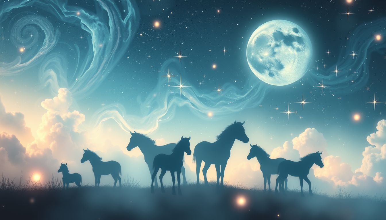 Das Sehen einer Kälberherde symbolisiert Unschuld und Neubeginn.