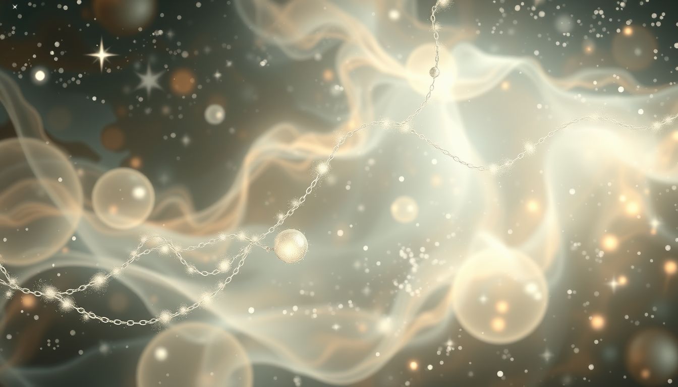 Eine silberne Kette im Traum symbolisiert oft innere Reinheit.