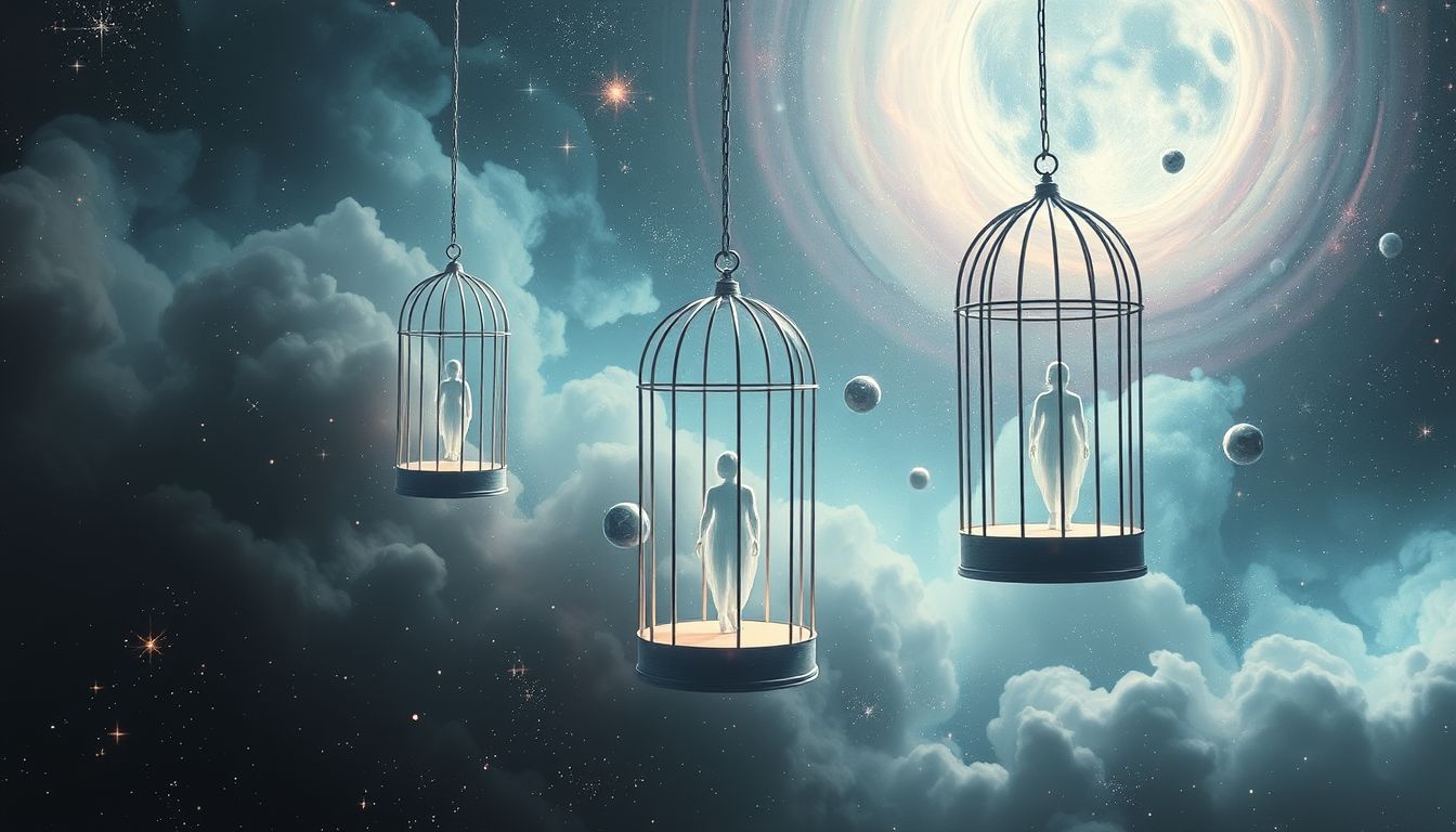 Im Gefängnis träumen symbolisiert oft innere Schuld und Einschränkungen.