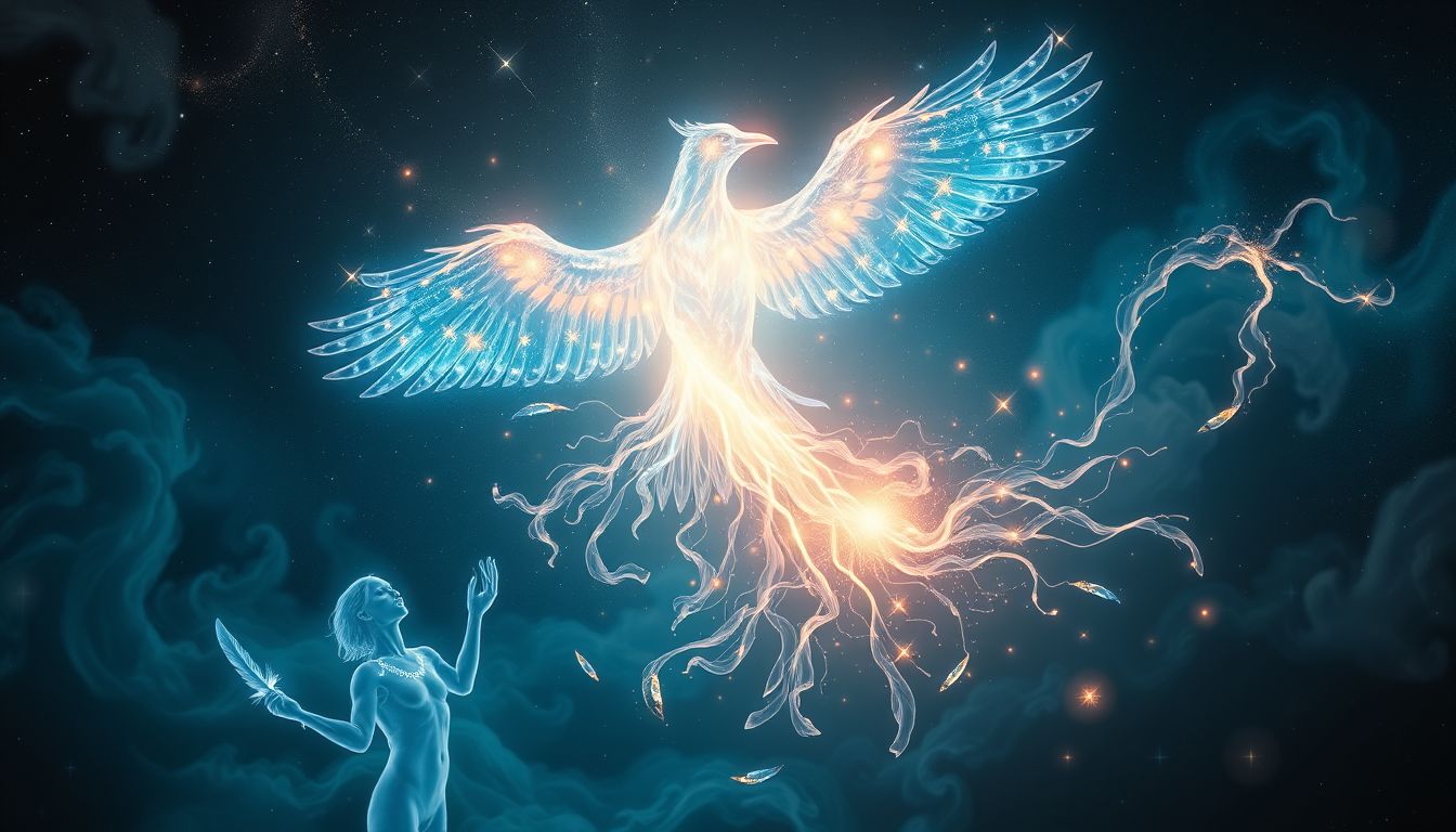 Mit einem Donnervogel zu sprechen symbolisiert spirituelle Führung und Weisheit.