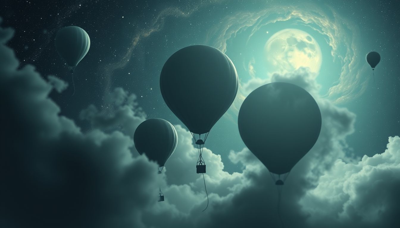 Negative Ballonfahrten träumen symbolisiert oft Kontrollverlust und Ängste.