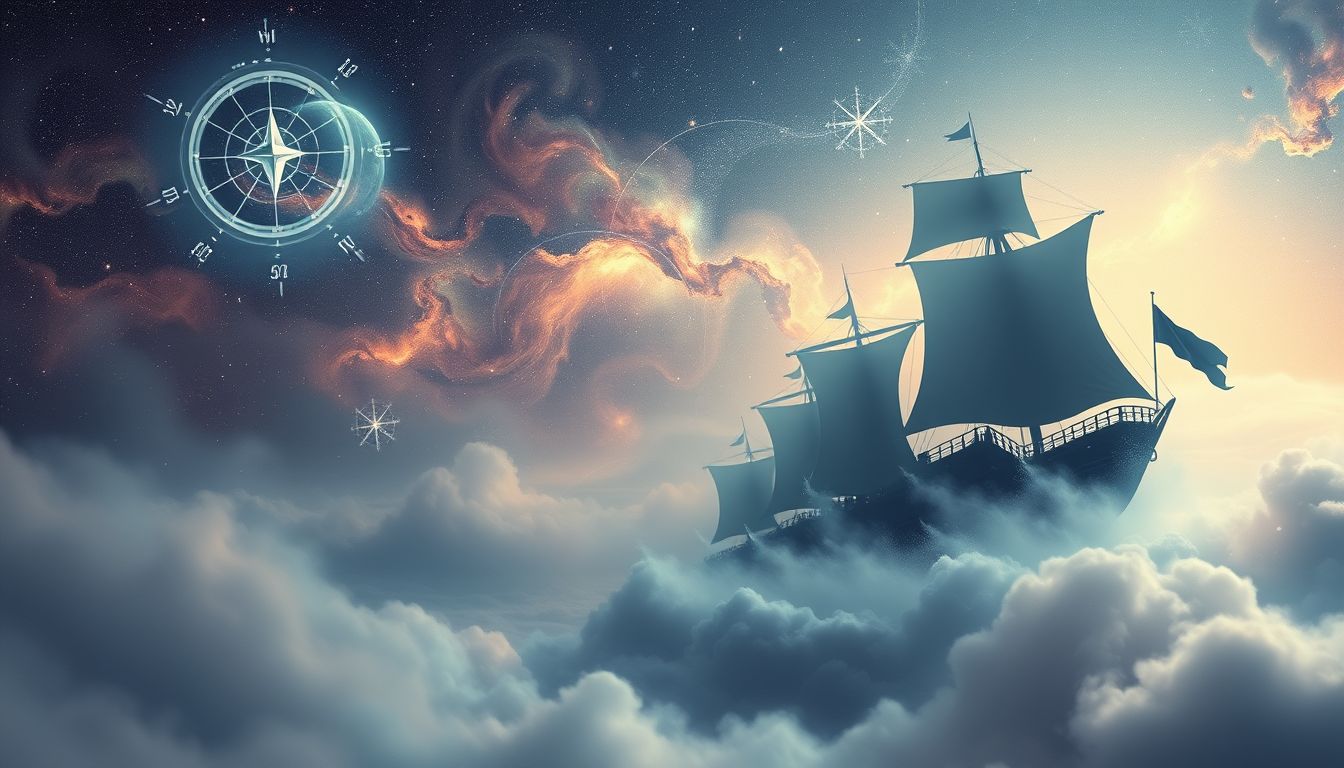 Das Peilen eines Schiffes symbolisiert Orientierung und Zielstrebigkeit im Traum.