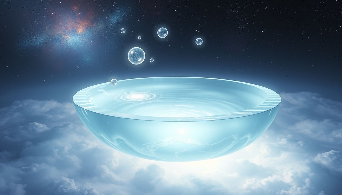 Planschen im Pool symbolisiert Kontrolle über oberflächliche Lebensfreuden.