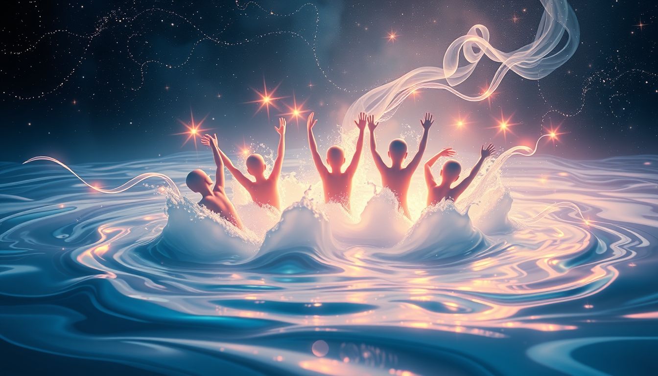 Planschen stärkt Freundschaft und fördert tiefere soziale Bindungen.