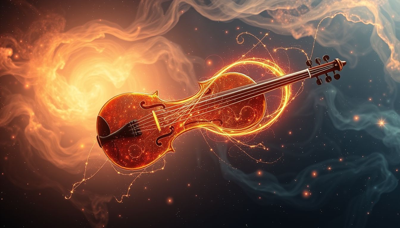 Reibung beim Streichinstrumentspielen symbolisiert kreative Spannungen im Traum.