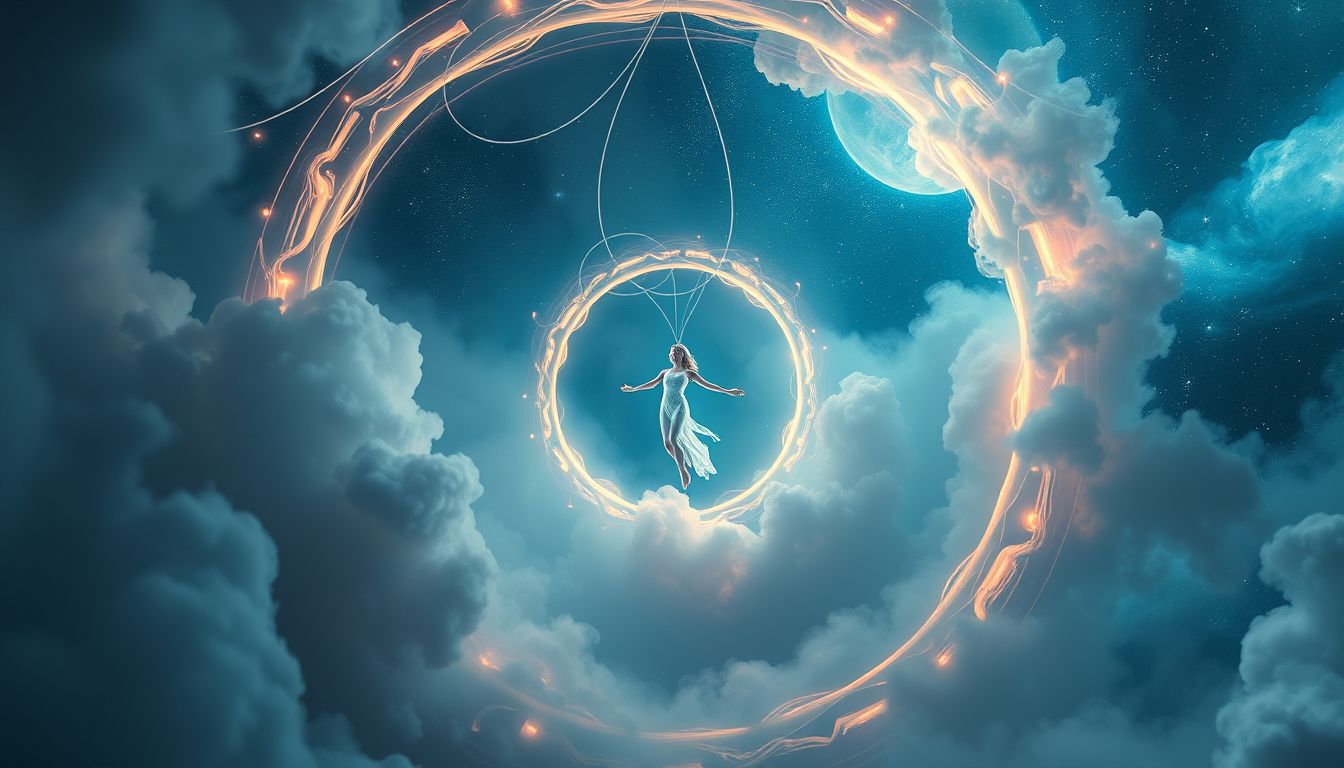 Ringelflechte im Traum symbolisiert oft emotionale Gefangenschaft und Isolation.