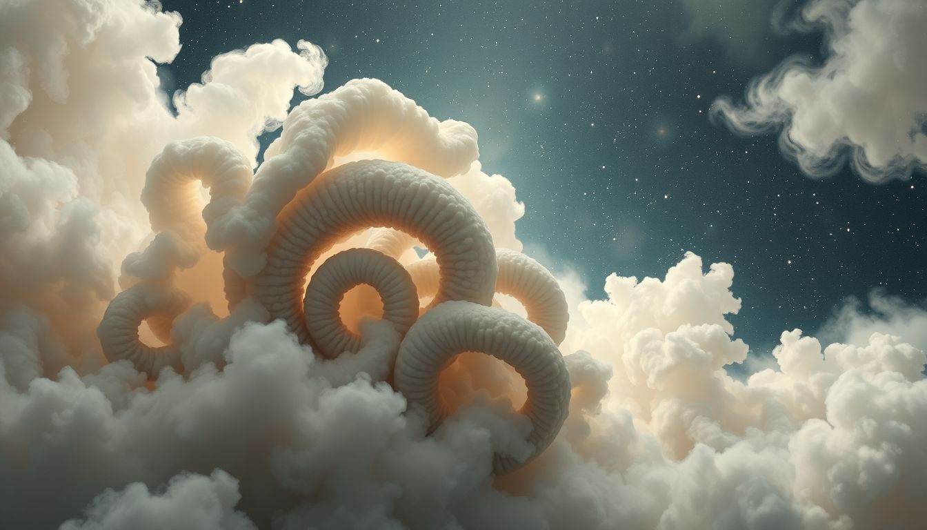 Ringelflechte im Traum symbolisiert oft Angst vor unerforschten Dingen.