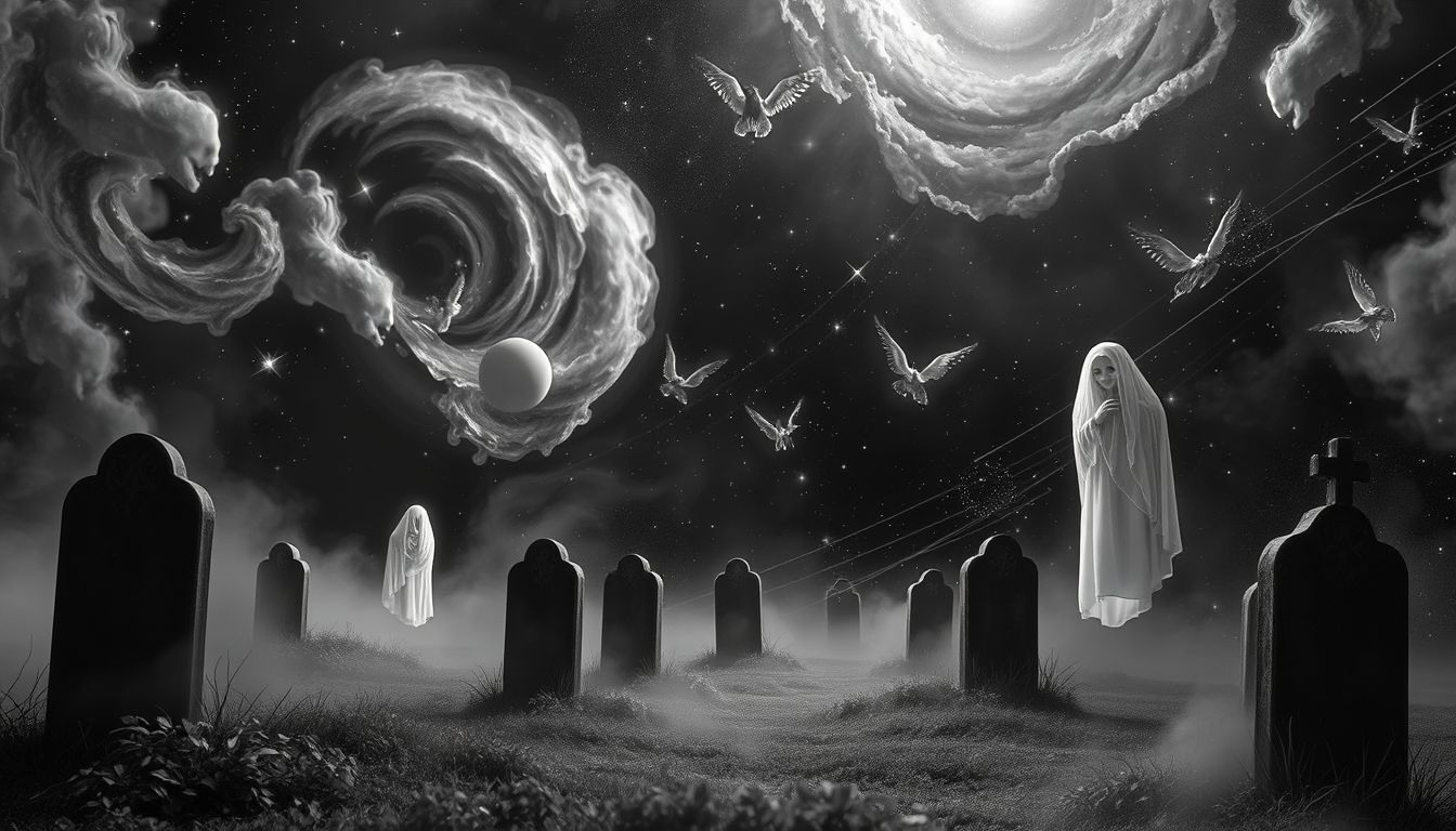 Ein alter Friedhof im Traum symbolisiert Vergänglichkeit und Erinnerungen.