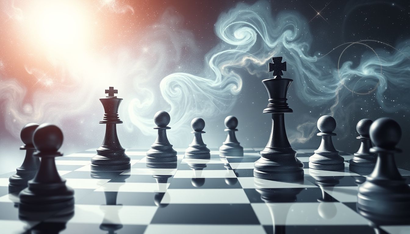 Im Traum symbolisiert eine Schachpartie strategisches Denken und Konflikte.