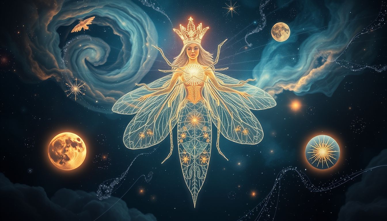 Die Termitenkönigin symbolisiert Macht und verborgene innere Stärke.