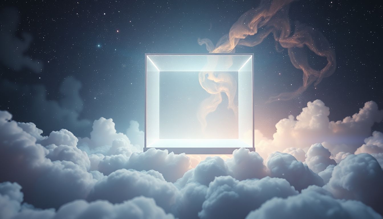 Eine leere Rumpelkammer symbolisiert geistige Klarheit und neue Chancen.