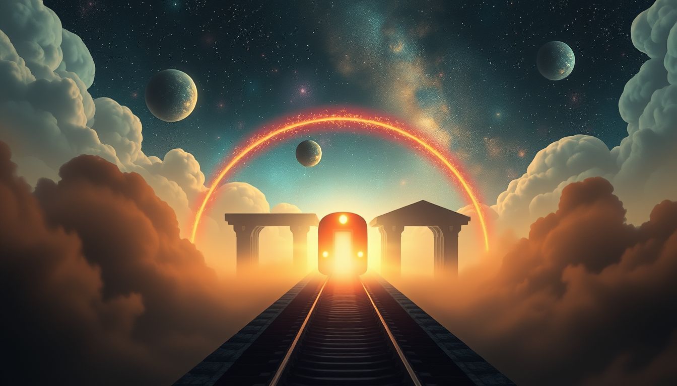 Der unbekannte Bahnhof symbolisiert unerwartete Lebensveränderungen im Traum.