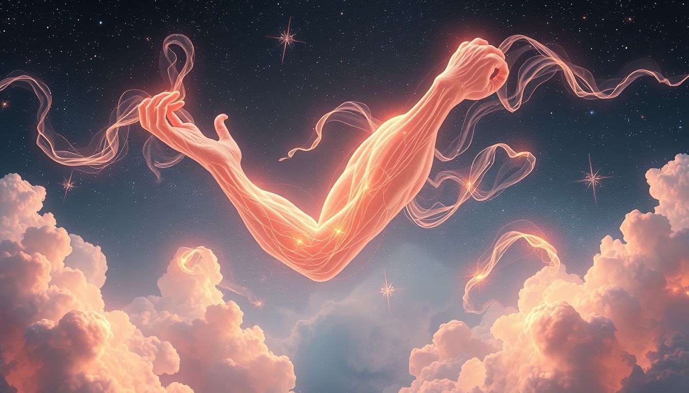 Muskelschmerzen im Traum symbolisieren oft innere Belastung und Stress.