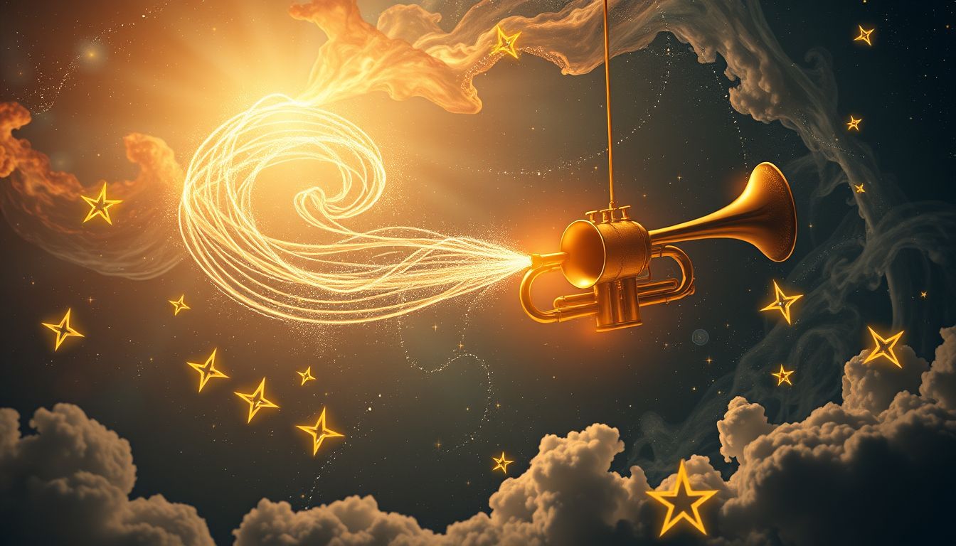 Die Trompete im Traum symbolisiert oft ein bevorstehendes Urteil.