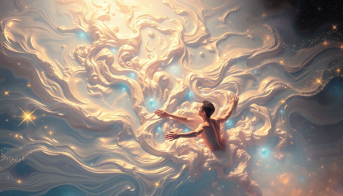 Im Traum in Legierung baden symbolisiert Transformation und Lebensenergie.