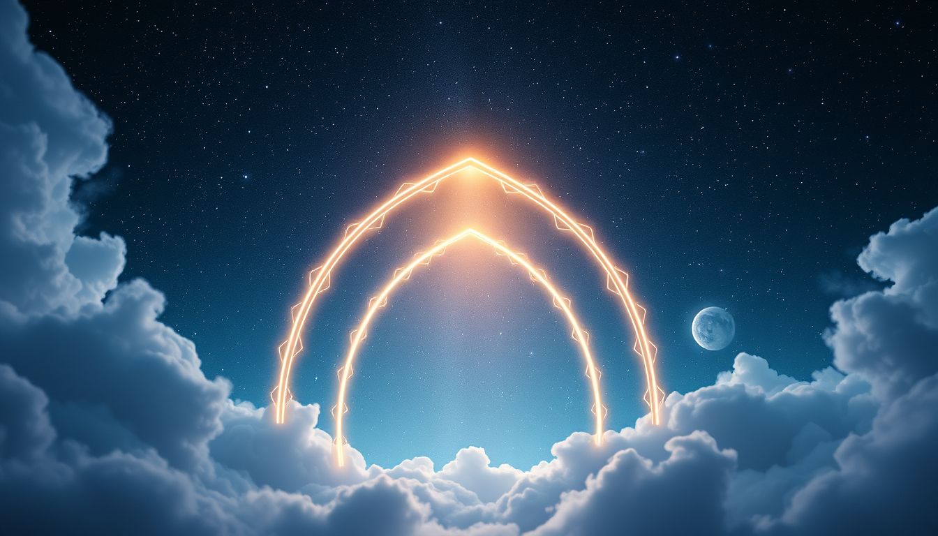 Ein Spalier bauen symbolisiert Schutz und neue Lebensabschnitte.