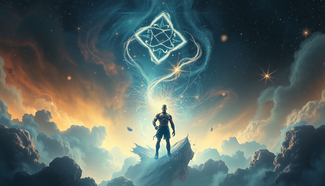 Ein sterbender Ringkämpfer symbolisiert oft innere Konfliktlösung und Loslassen.