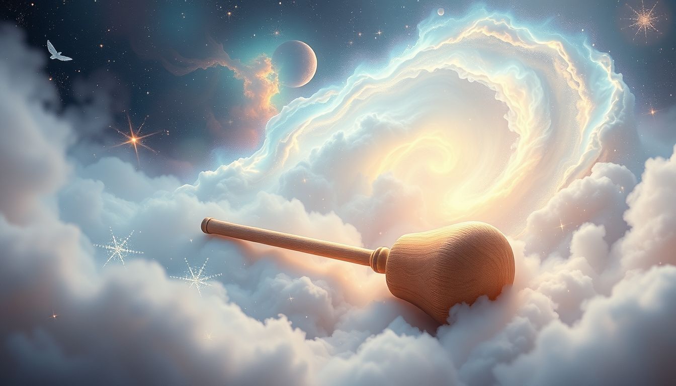Ein Holzhammer im Traum symbolisiert oft Durchsetzungsvermögen und Klarheit.