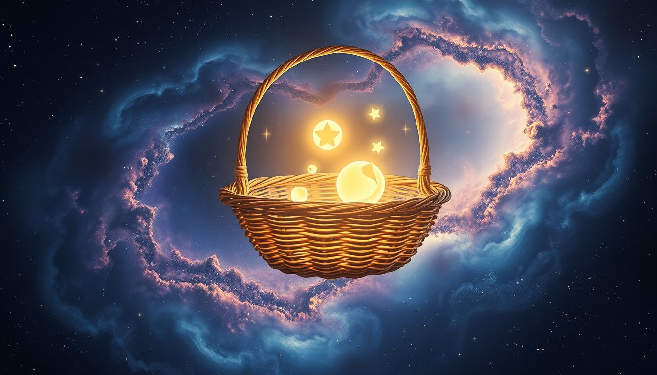 Ein Henkelkorb im Traum symbolisiert Fülle und Versorgung im Leben.